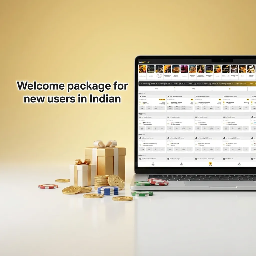 Colorful casino welcome promo banner showing up to ₹212000 bonus and 250 free spins for new Indian players