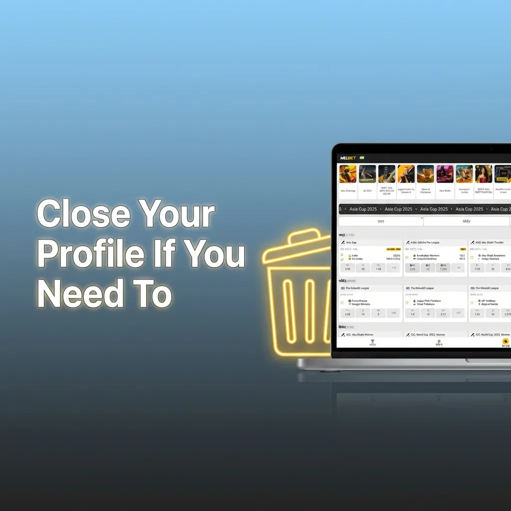 User requesting account deletion from gambling platform via customer support with fund withdrawal step