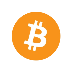 Bitcoin logo.