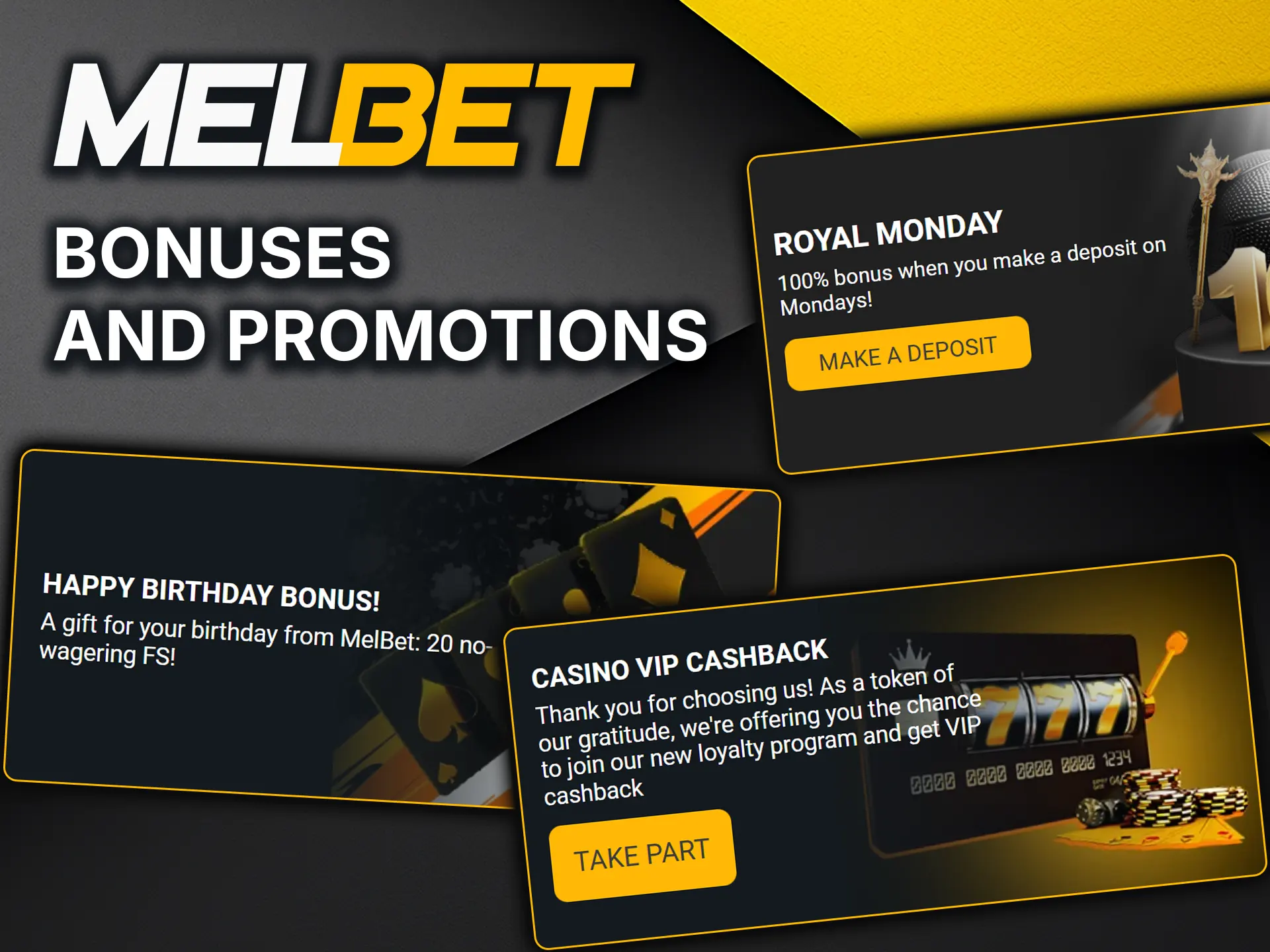Claim the latest MelBet bonuses and exclusive promotions.