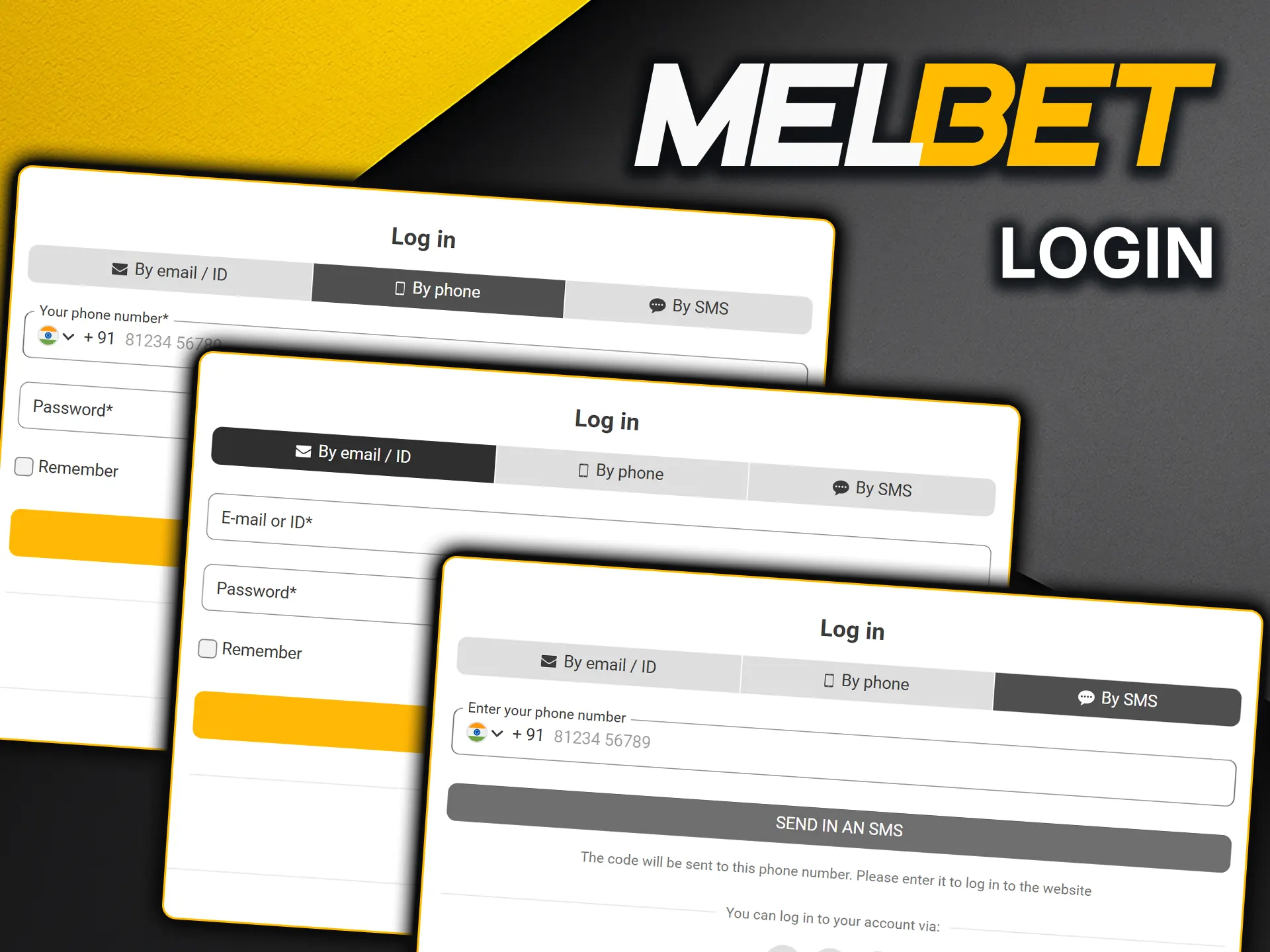 Use your credentials for a quick MelBet login to access your funds.