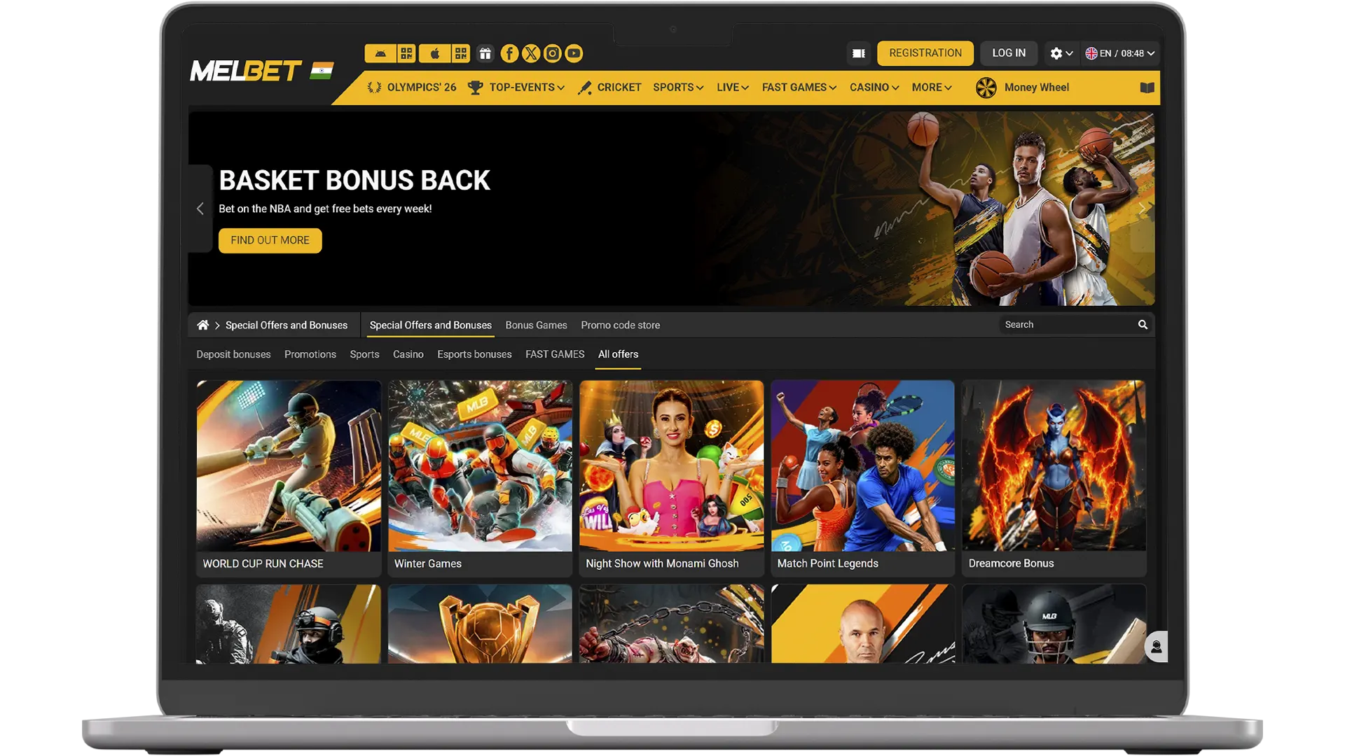 Check out the latest promotions and seasonal offers at MelBet.