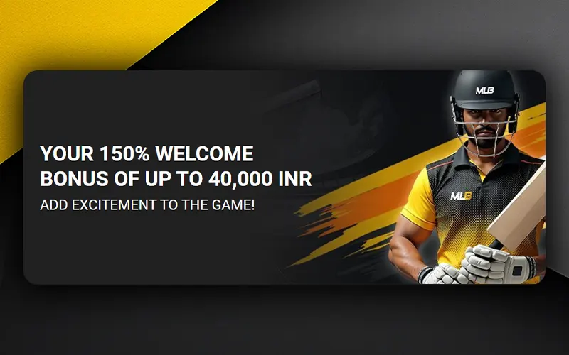 Claim a 150% MelBet bonus up to 40000 INR for your first sports bets.