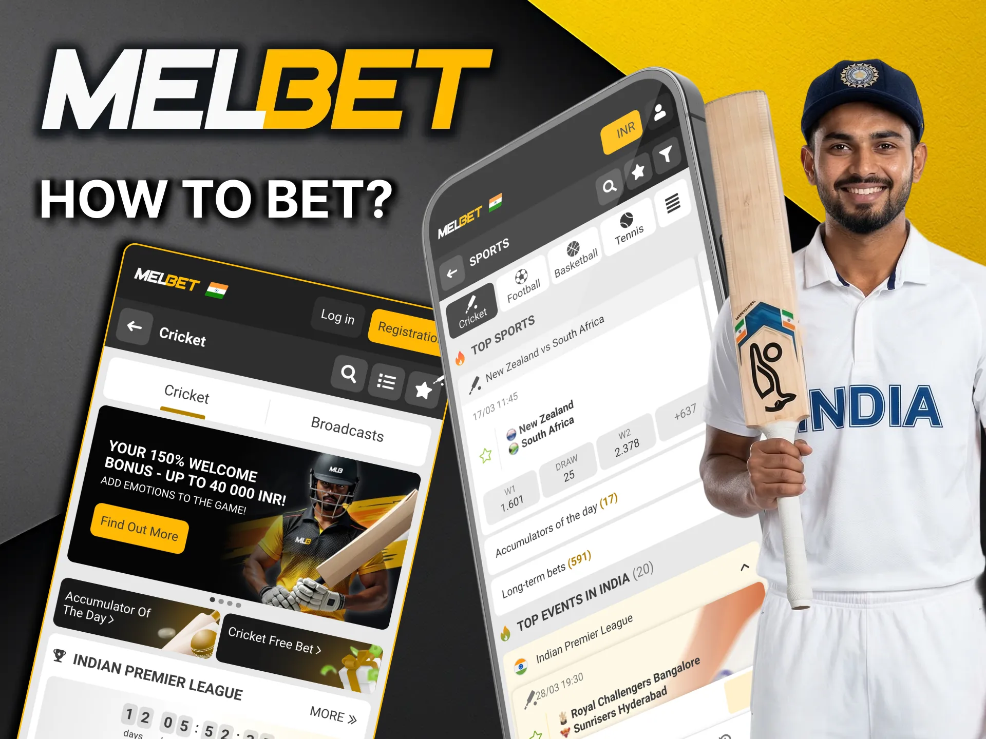 MelBet cricket app guide for downloading, signing in and placing bets.